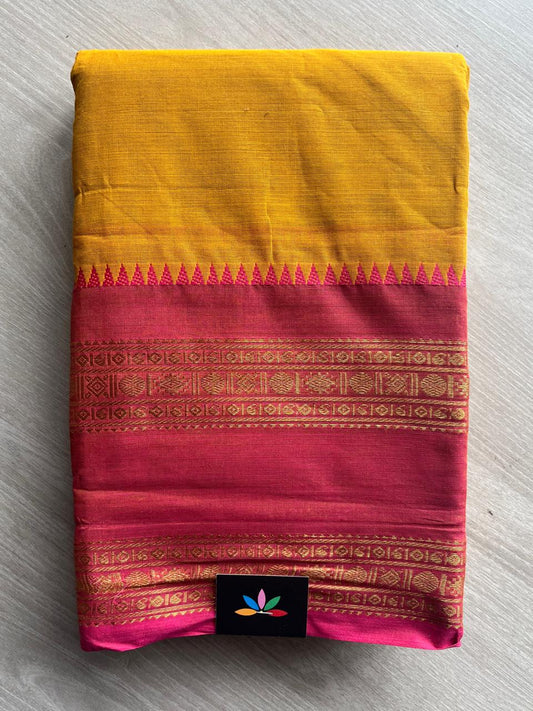 Zari Border Chettinad Cotton Saree - 26326