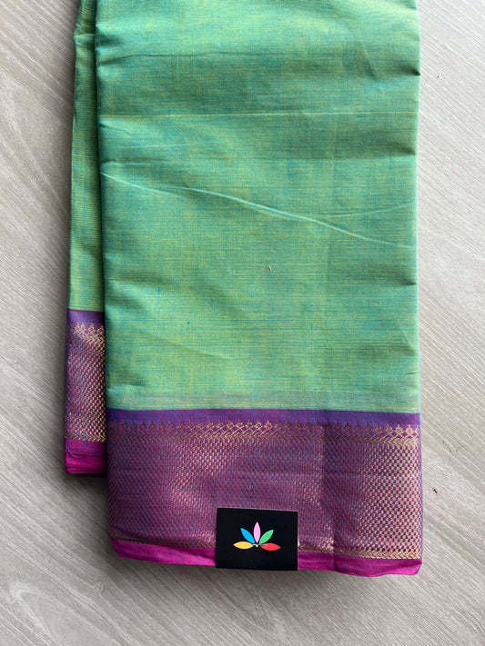 Zari Border Chettinad Cotton Saree - 26328