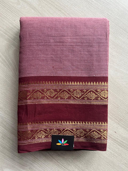 Zari Border Chettinad Cotton Saree - 26329