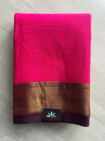 Zari Border Chettinad Cotton Saree - 26330