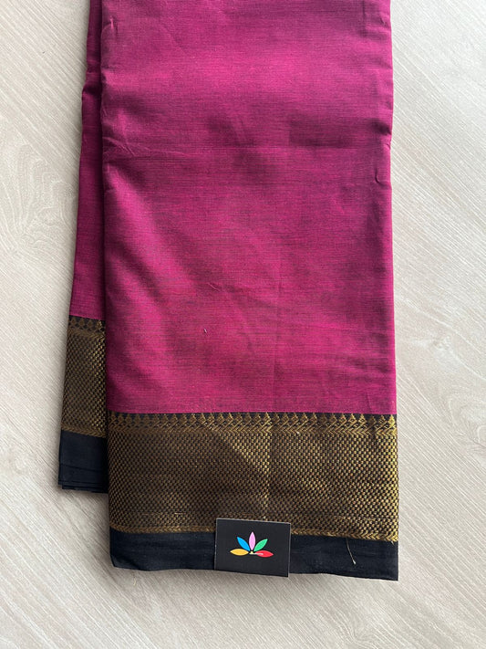 Zari Border Chettinad Cotton Saree - 26334