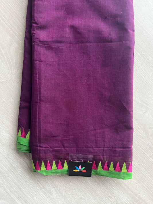 Thread Border Chettinad Cotton Saree - 26337