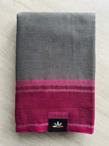 Thread Border Chettinad Cotton Saree - 26340