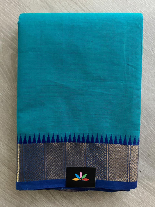 Zari Border Chettinad Cotton Saree - 26333