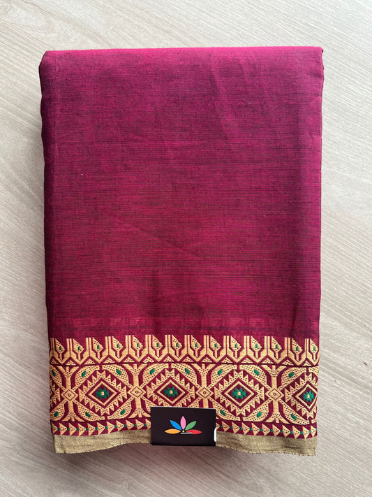 Thread Border Chettinad Cotton Saree - 26342
