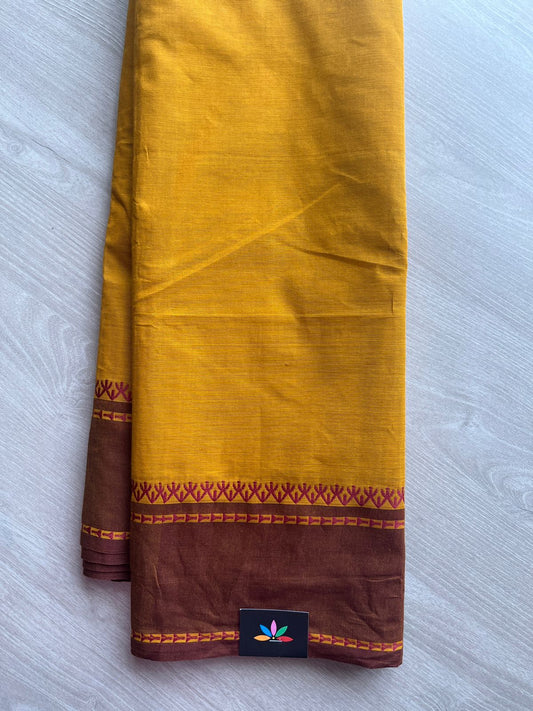 Thread Border Chettinad Cotton Saree - 26349