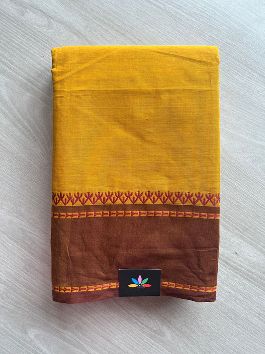 Thread Border Chettinad Cotton Saree - 26349