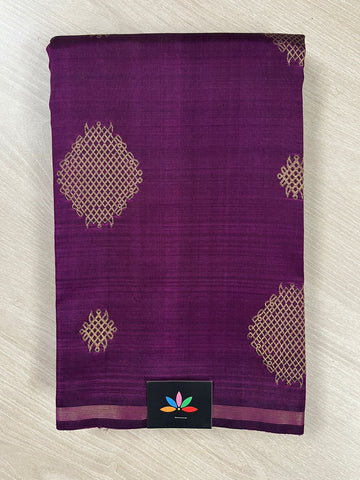 Handwoven  All over Kolam Weave Pure Kancheevaram Silk Saree-2635