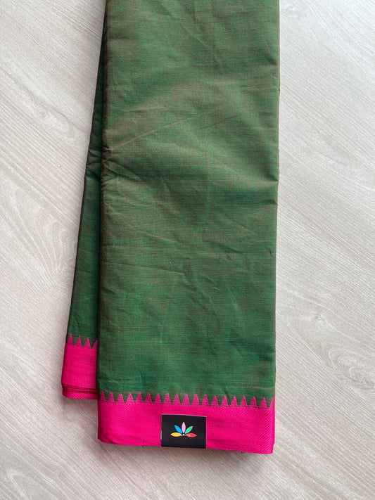 Thread Border Chettinad Cotton Saree - 26350