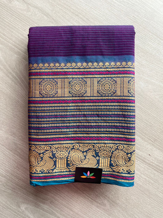 Thread Border Chettinad Cotton Saree - 26353