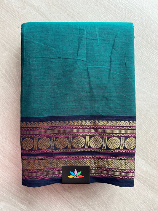 Zari Border Chettinad Cotton Saree - 26354