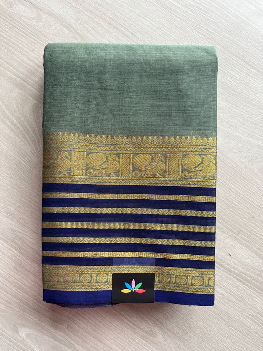 Zari Border Chettinad Cotton Saree - 26359