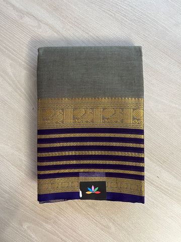 Zari Border Chettinad Cotton Saree - 26363