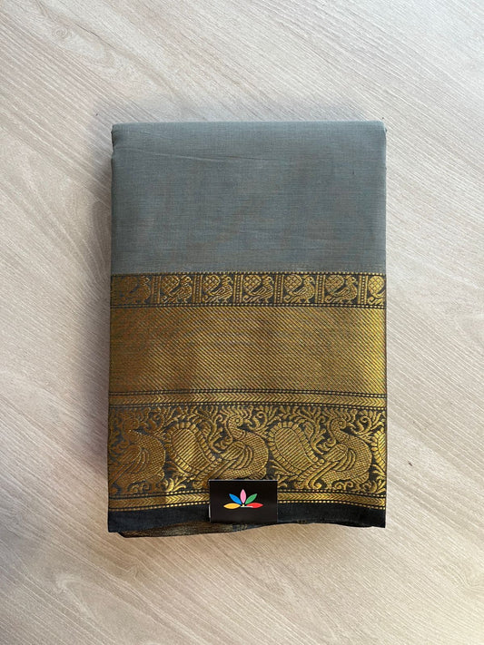 Zari Border Chettinad Cotton Saree - 26365
