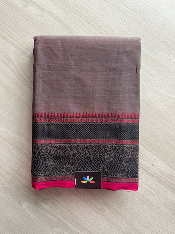 Thread Border Chettinad Cotton Saree - 26366