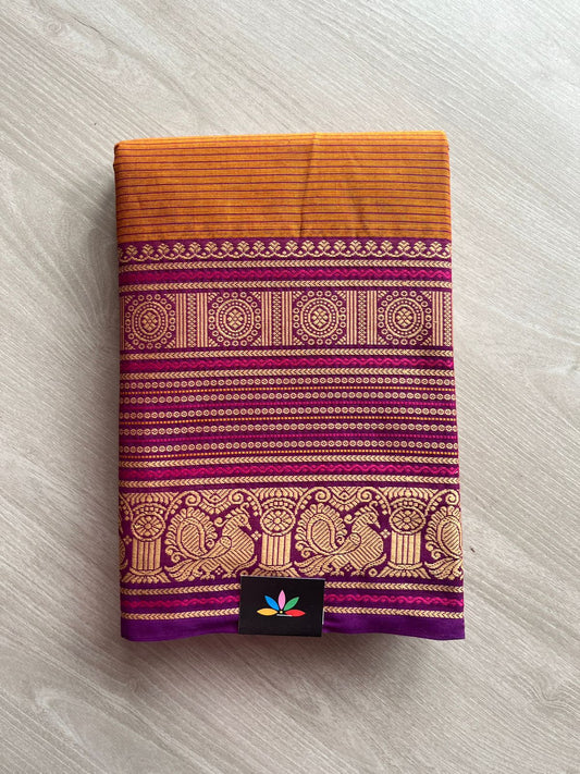 Thread Border Chettinad Cotton Saree - 26367