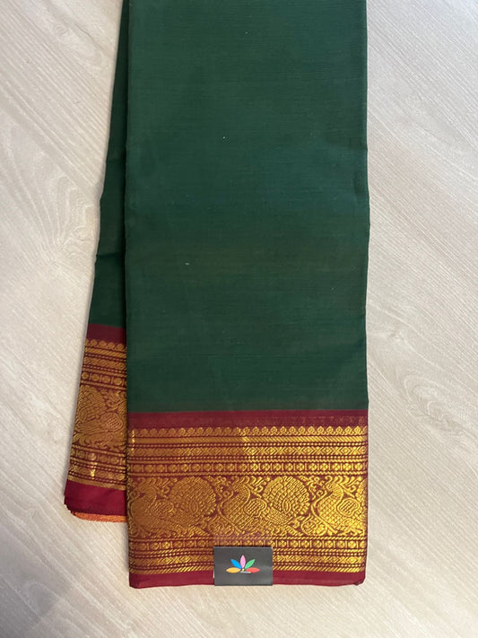 Zari Border Chettinad Cotton Saree - 26372