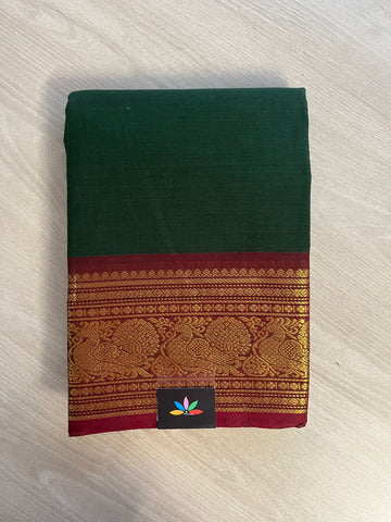 Zari Border Chettinad Cotton Saree - 26372