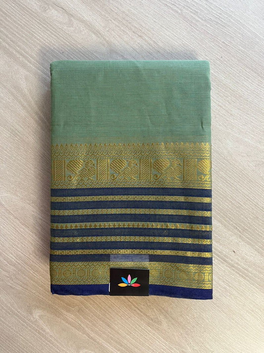 Zari Border Chettinad Cotton Saree - 26374