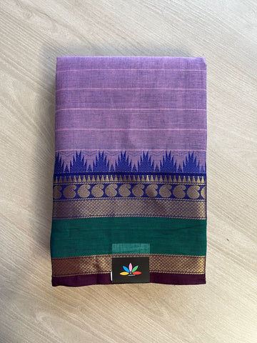 Zari Border Chettinad Cotton Saree - 26376