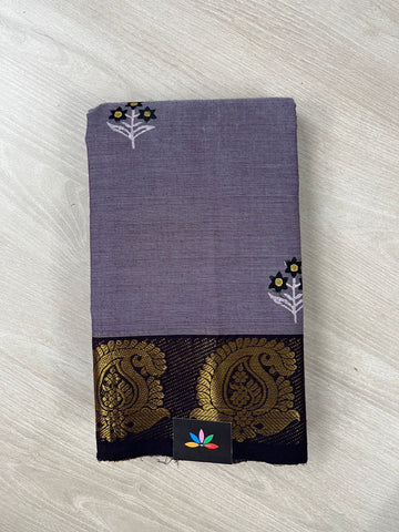 Handblock Block Printed Chettinad Cotton Saree - 26450