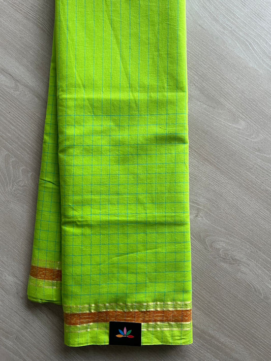 Ikkat Design Border Cotton Saree -26473