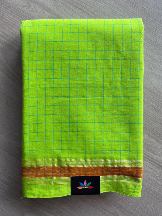 Ikkat Design Border Cotton Saree -26473