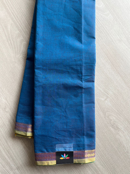 Rudraksham Border Chettinad Cotton Saree - 26484