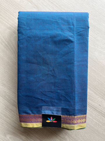 Rudraksham Border Chettinad Cotton Saree - 26484