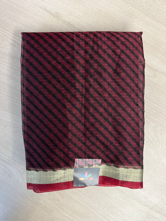 Printed blended Kota saree-26540