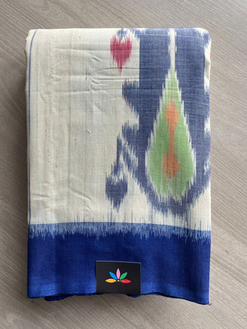 Handwoven Pochampally Ikkat Cotton Saree -26581