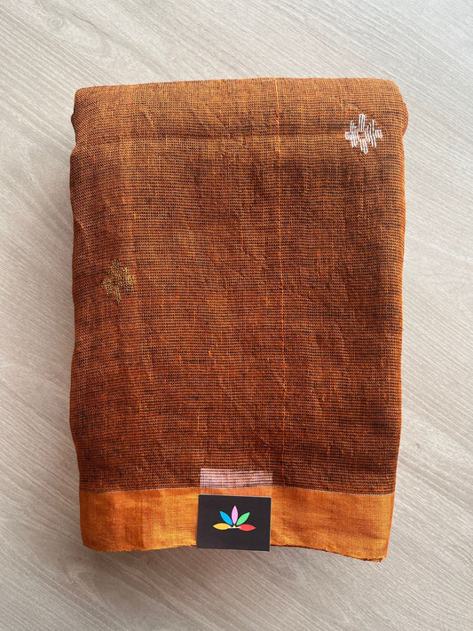 Handloom Tissue Linen Jamdani Saree -26648