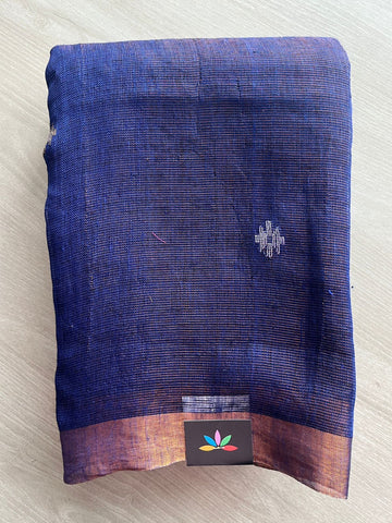 Handloom Tissue Linen Jamdani Saree -26651