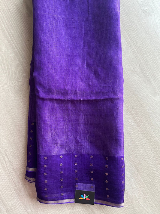 Handwoven Tissue Silk Sequin Work Saree  -26658