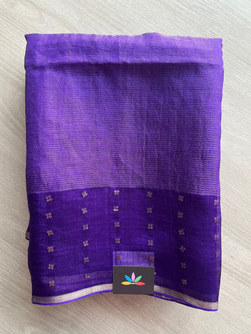 Handwoven Tissue Silk Sequin Work Saree  -26658