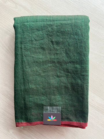 Handloom Tissue Linen Saree -26664