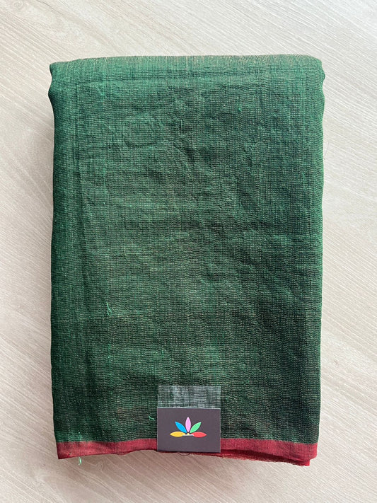 Handloom Tissue Linen Saree -26664