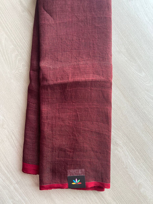 Handloom Tissue Linen Saree -26667 - 26668