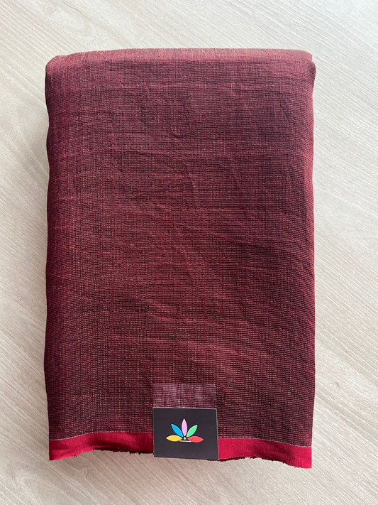 Handloom Tissue Linen Saree -26667 - 26668