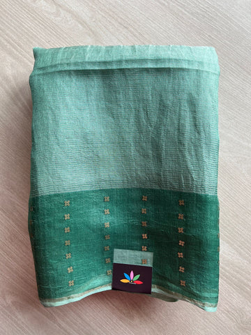 Handwoven Tissue Silk Sequin Work Saree  - 26673