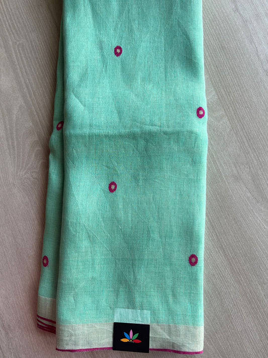 Tissue Linen Jamdani Saree -26680