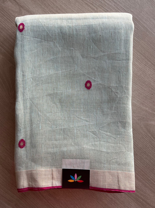 Tissue Linen Jamdani Saree -26682