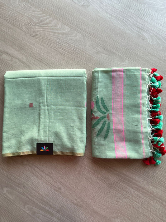 Exclusive Cotton Jamdani 2-piece set- 26688