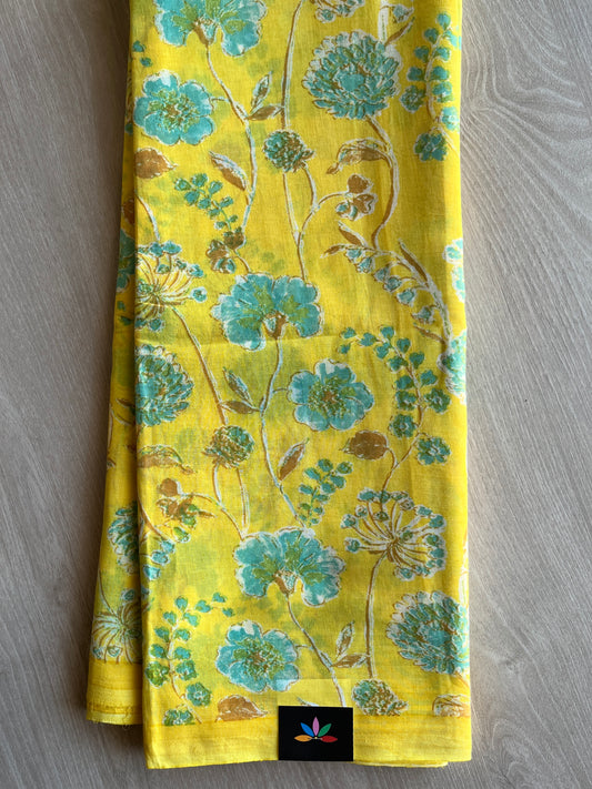 Printed Fine Mul Cotton Saree-26726