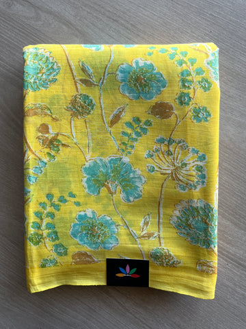 Printed Fine Mul Cotton Saree-26726