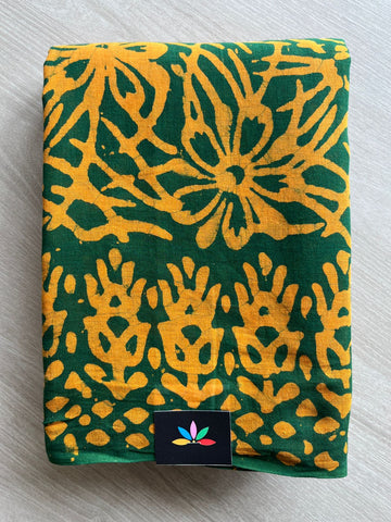 Batik Print Mul Cotton Saree -26833