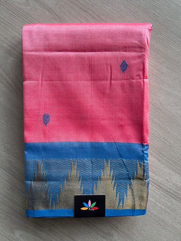 Simple Semi Silk Cotton Saree -26880