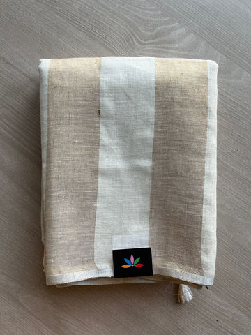 Simple Linen Saree- 26933-26934