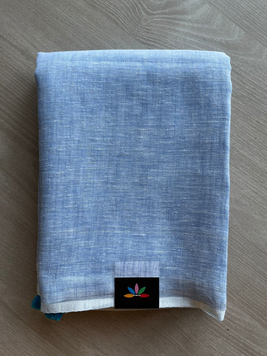 Simple Linen Saree- 26935-26936