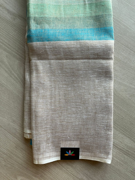 Simple Linen Saree- 26937-26938